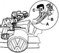 schema di montaggio della griglia del radiatore VW PASSAT B5